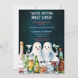 Halloween Ghost Cocktails Kaart