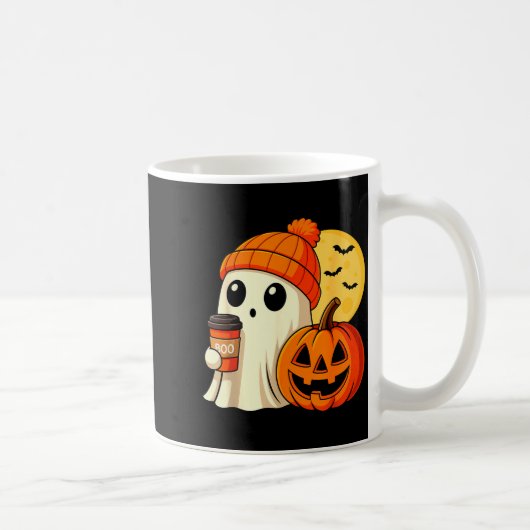 Halloween Ghost Coffee Pumpkin Soky Season Women K Koffiemok (Rechts)