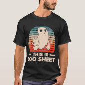 Halloween Ghost Costume Dit is Boo Sheet T-shirt (Voorkant)