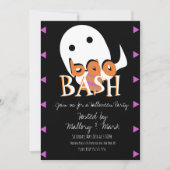 Halloween Ghost Costume Party Boo Bash Uitnodiging (Voorkant)