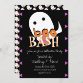 Halloween Ghost Costume Party Boo Bash Uitnodiging (Voorkant / Achterkant)