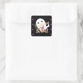 Halloween Ghost Costume Party Vierkante Sticker (Tas)