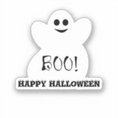 Halloween Ghost Custom-Cut vinylsticker Sticker (Voorkant)