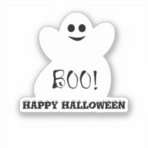 Halloween Ghost Custom-Cut vinylsticker