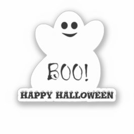 Halloween Ghost Custom-Cut vinylsticker Sticker