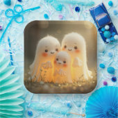 Halloween Ghost Cuties Papieren Bordje (Feest)