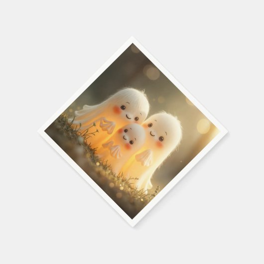 Halloween Ghost Cuties Servet (Hoek)