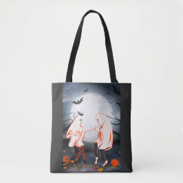 Halloween Ghost Dancing Tote Bag