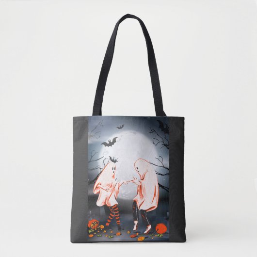 Halloween Ghost Dancing Tote Bag (Voorkant)