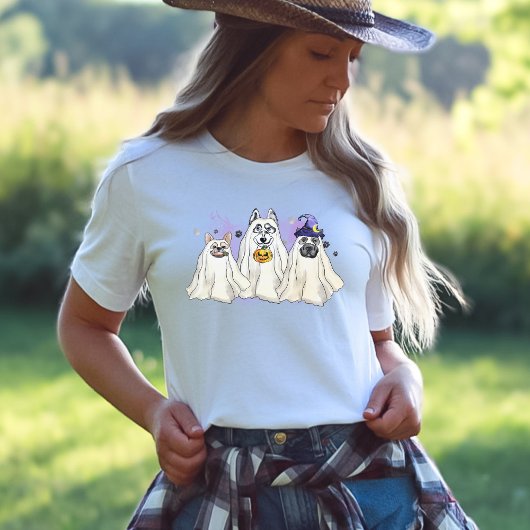 Halloween Ghost Dog Kostuum T-shirt