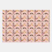 Halloween Ghost Dog Pumpkin Inpakpapier Vel (Voorkant 3)