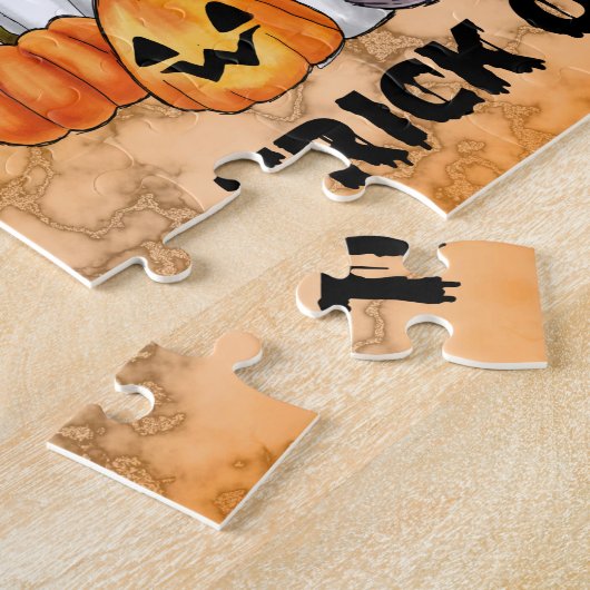 Halloween Ghost Dogs Puzzel Legpuzzel (Zijkant)