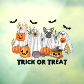 Halloween Ghost Dogs Venster Cling Raamsticker (Vel 3)