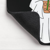 Halloween Ghost Drinking Coffee Ghost Ice Coffee M Muismat (Hoek)