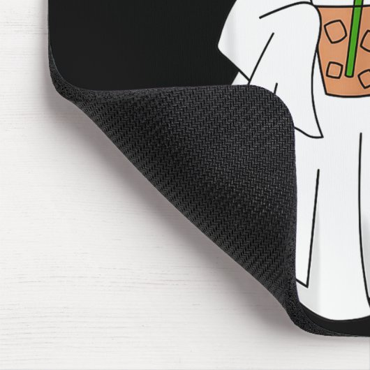 Halloween Ghost Drinking Coffee Ghost Ice Coffee M Muismat (Hoek)