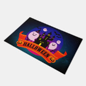 Halloween Ghost en Bats Doormat Deurmat (Schuin)