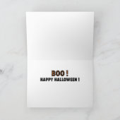  Halloween Ghost en Haunted House Card Kaart (Binnen)