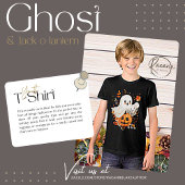 Halloween Ghost en Jack-o-lantern Jeugd T-Shirt