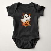 Halloween Ghost en Jack-o-lantern Romper (Voorkant)