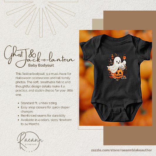 Halloween Ghost en Jack-o-lantern Romper