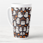 Halloween Ghost en Pumpkin Latte Mok (Linkerhoek)