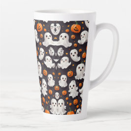 Halloween Ghost en Pumpkin Latte Mok