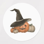 Halloween Ghost en Pumpkin sticker set (Design 1)
