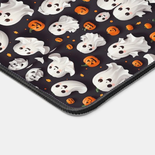 Halloween Ghost en Pumpkins Desk Mat (Hoek)