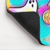 Halloween Ghost en Pumpkins Muismat (Hoek)