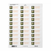 Halloween Ghost Etiket (Full Sheet)