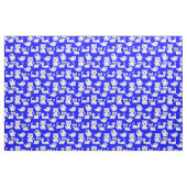 Halloween Ghost Ferret Dog Blue Stof (Fat Quarter)