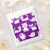 Halloween Ghost Ferret Dog paarse Bedankzakje (Geknipt)