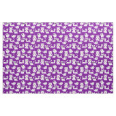 Halloween Ghost Ferret Dog paarse Stof (Fat Quarter)