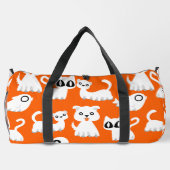 Halloween Ghost Ferret Dog sinaasappel Plunjezak (Achterkant)