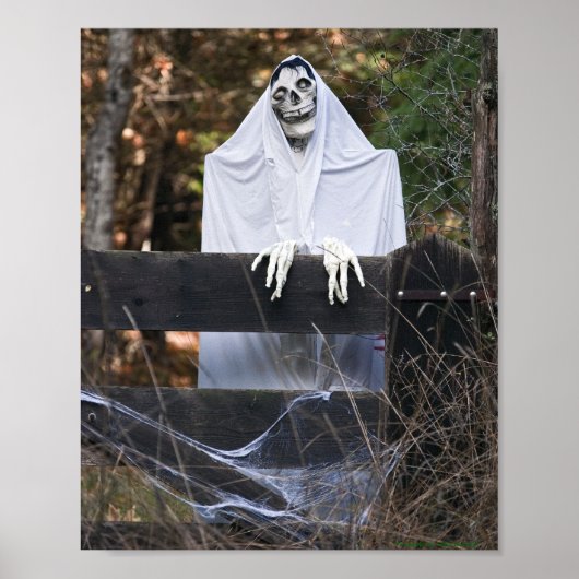 Halloween Ghost - Fine Art Print (Voorkant)