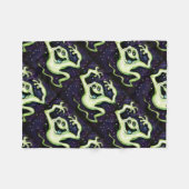 Halloween Ghost Fleece Deken (Voorkant (Horizontaal))