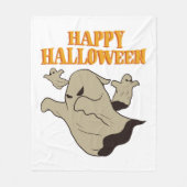 Halloween - Ghost Fleece Deken (Voorkant)