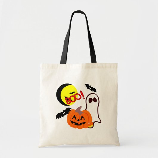 Halloween Ghost Friends Tote Bag (Voorkant)