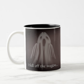 Halloween Ghost Funny Tweekleurige Koffiemok