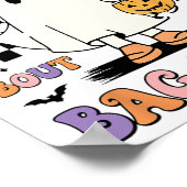 Halloween Ghost Geen Waardigheid Over Om Het Op Te Poster (Hoek)