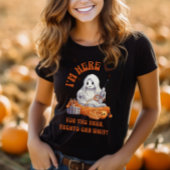 Halloween Ghost Gehaakte Breien Garen Grappig T-shirt