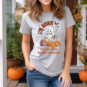 Halloween Ghost Gehaakte Breien Garen Grappig T-shirt