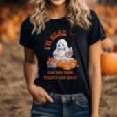 Halloween Ghost Gehaakte Breien Garen Grappig T-shirt