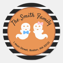 Halloween Ghost Gender onthulling Return Address