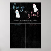 Halloween Ghost Gender openbaart stembord Poster (Voorkant)