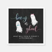 Halloween Ghost Gender Release Party Servet (Voorkant)