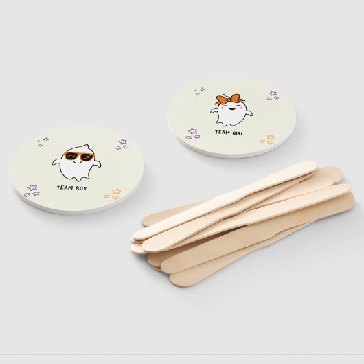 Halloween Ghost Geslacht Onthullen Stemfan Handwaaier (Niet-gemonteerd)