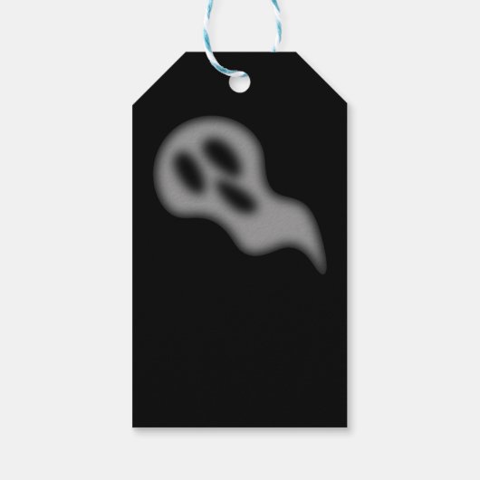 Halloween Ghost Gift Label Cadeaulabel (Achterkant)