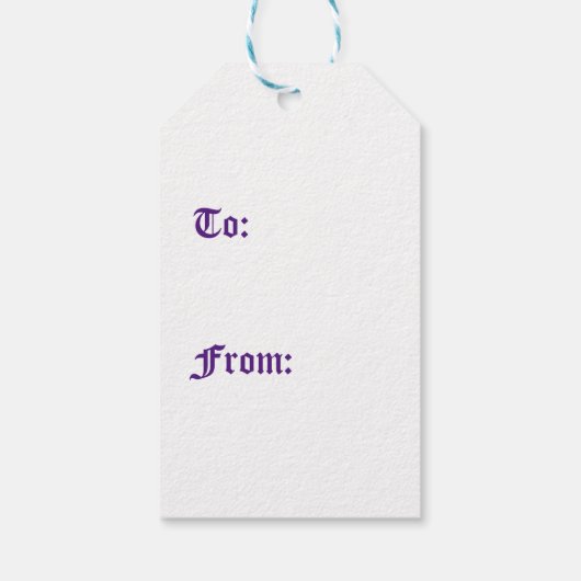 Halloween Ghost Gift Labels Cadeaulabel (Achterkant)