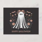 Halloween Ghost Girl Briefkaart (Voorkant)